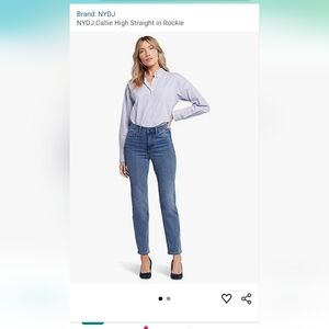 NYDJ Women's High Rise Jeans - Classic Blue